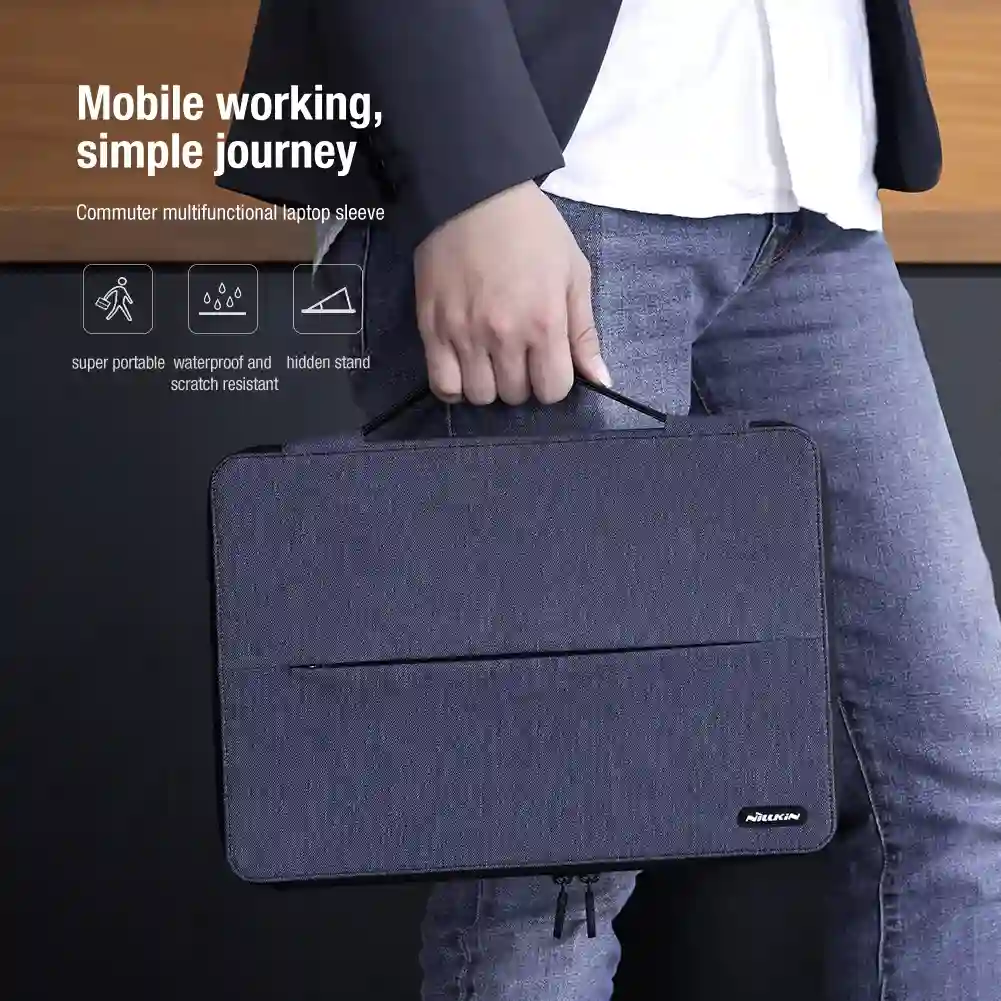 NILLKIN Laptop Bag with Stand For Macbook Air 13.3'' Waterproof laptop Case For Macbook Pro M1 2021 For Macbook Pro 13.3'' 16''