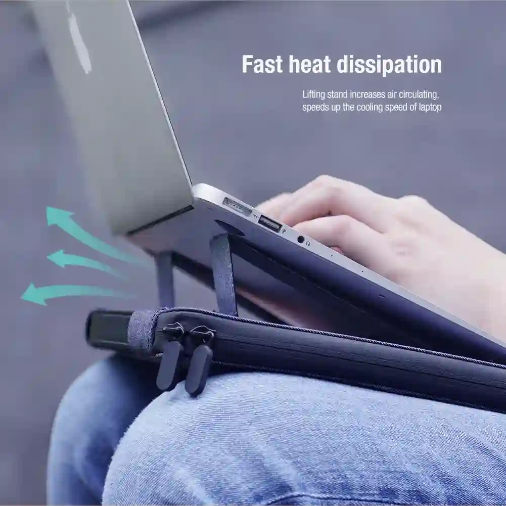 NILLKIN Laptop Bag with Stand For Macbook Air 13.3'' Waterproof laptop Case For Macbook Pro M1 2021 For Macbook Pro 13.3'' 16''