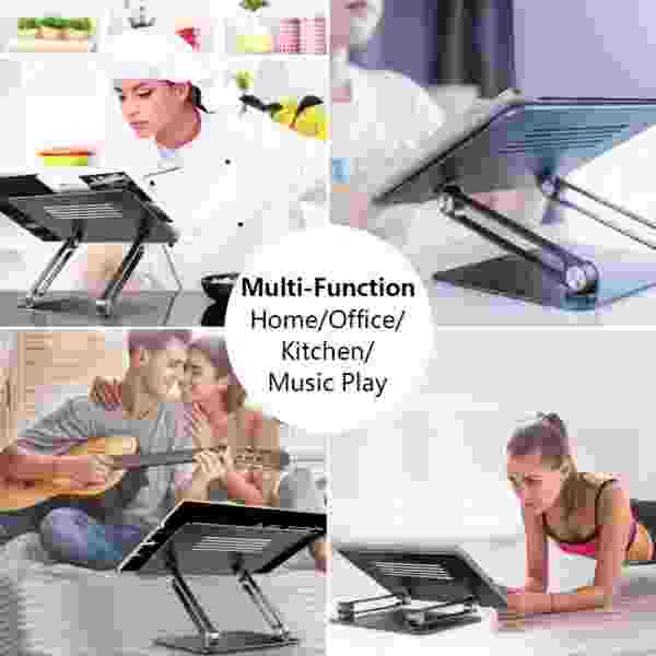 Универсальная подставка для ноутбука Nillkin ProDesk Adjustable Aluminium Alloy с регулировкой угла наклона — изображение 5