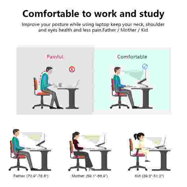 Универсальная подставка для ноутбука Nillkin ProDesk Adjustable Aluminium Alloy с регулировкой угла наклона — изображение 2