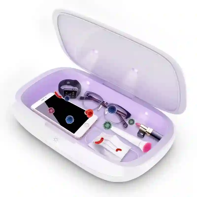 NILLKIN Mobile Phone Sterilizer 5V UVC Disinfection Box Multifunctional Portable Ultraviolet Disinfector with Wireless Charging