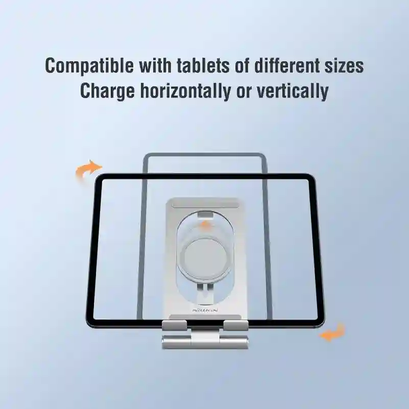 For iPad Wireless Charger, Nillkin Tablet Wireless Charging Pad Aluminum 15W Qi Wireless Charger for Huawei MatePad Pro For iPad