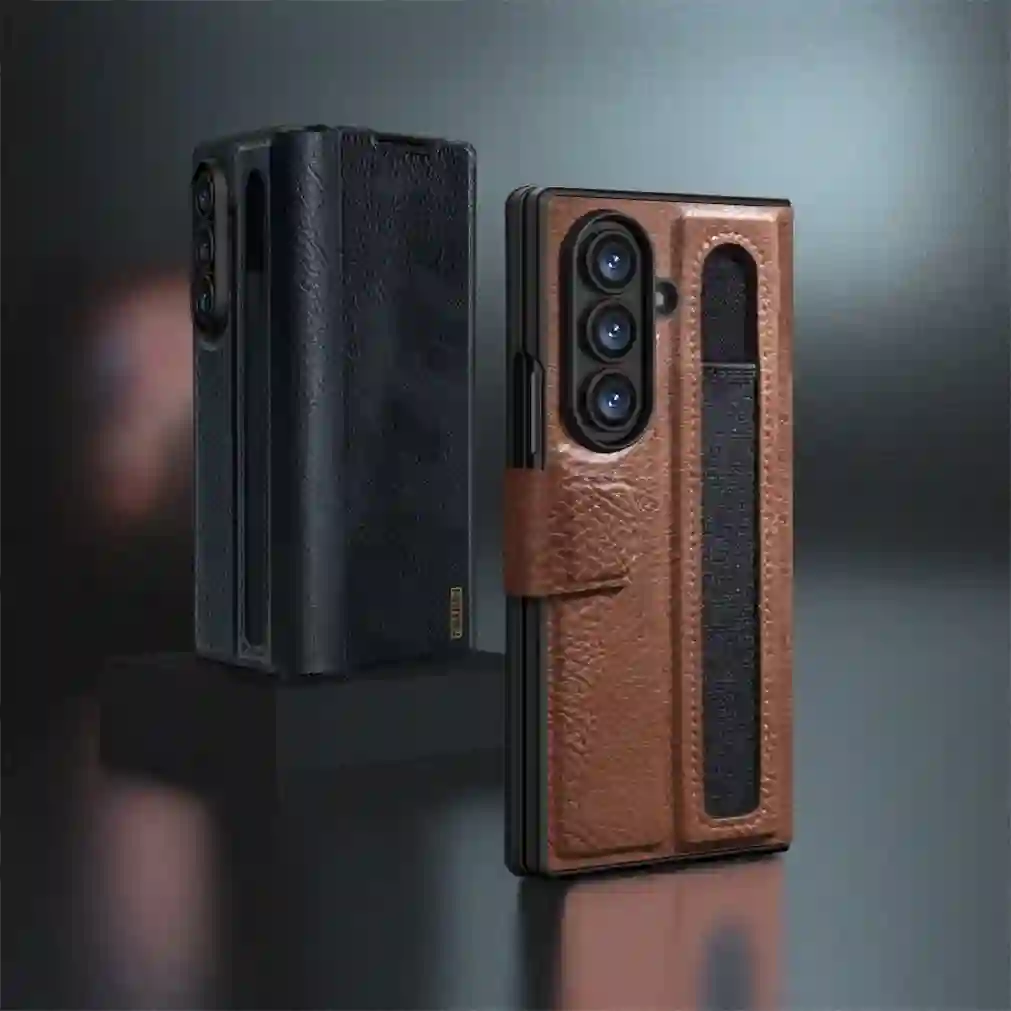 For Samsung Galaxy Z Fold 7 Flip Case Nillkin Aoge Vintage Leather Case Card Pocket Book Cover For Samsung Z Fold7 With Pen Slot
