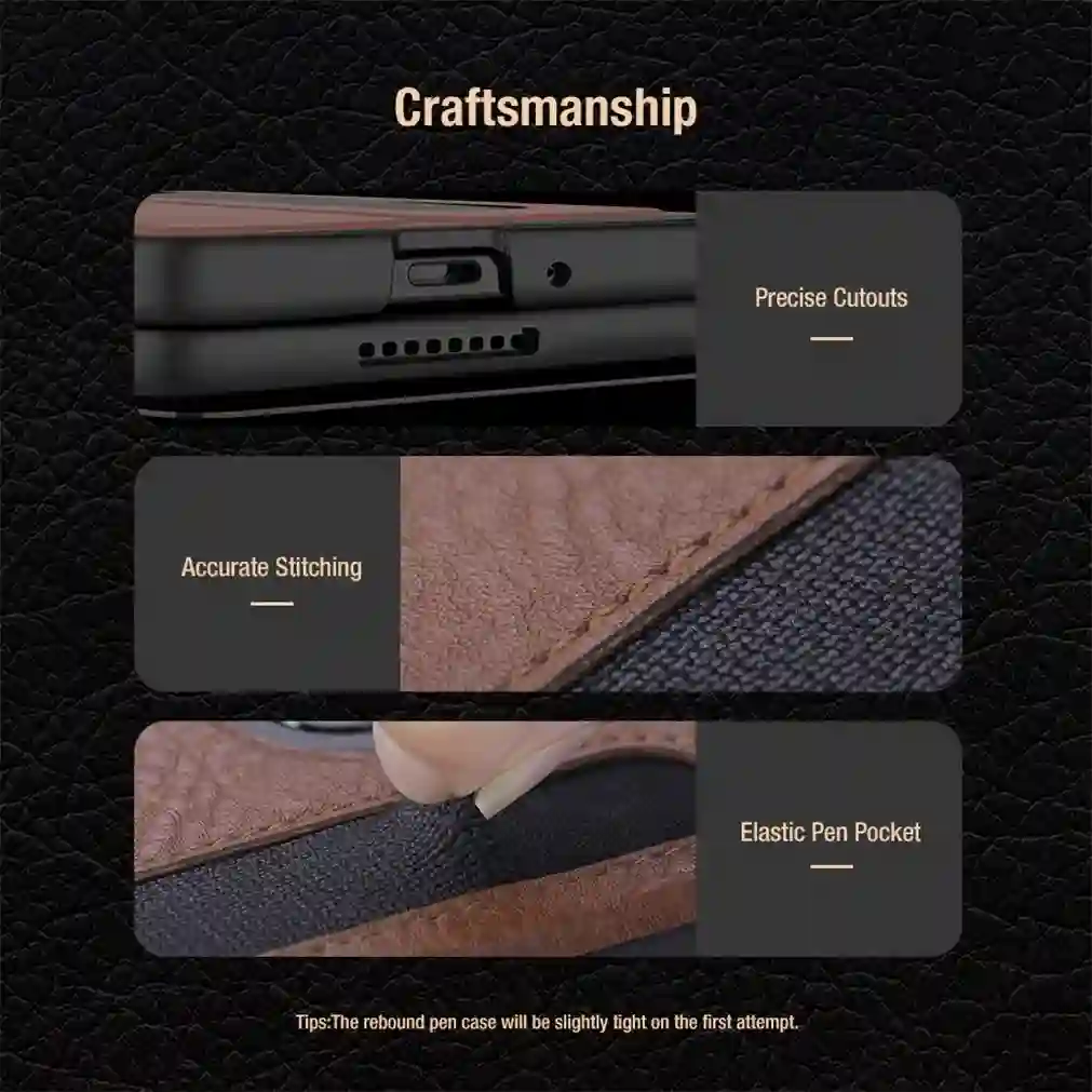 For Samsung Galaxy Z Fold 7 Flip Case Nillkin Aoge Vintage Leather Case Card Pocket Book Cover For Samsung Z Fold7 With Pen Slot