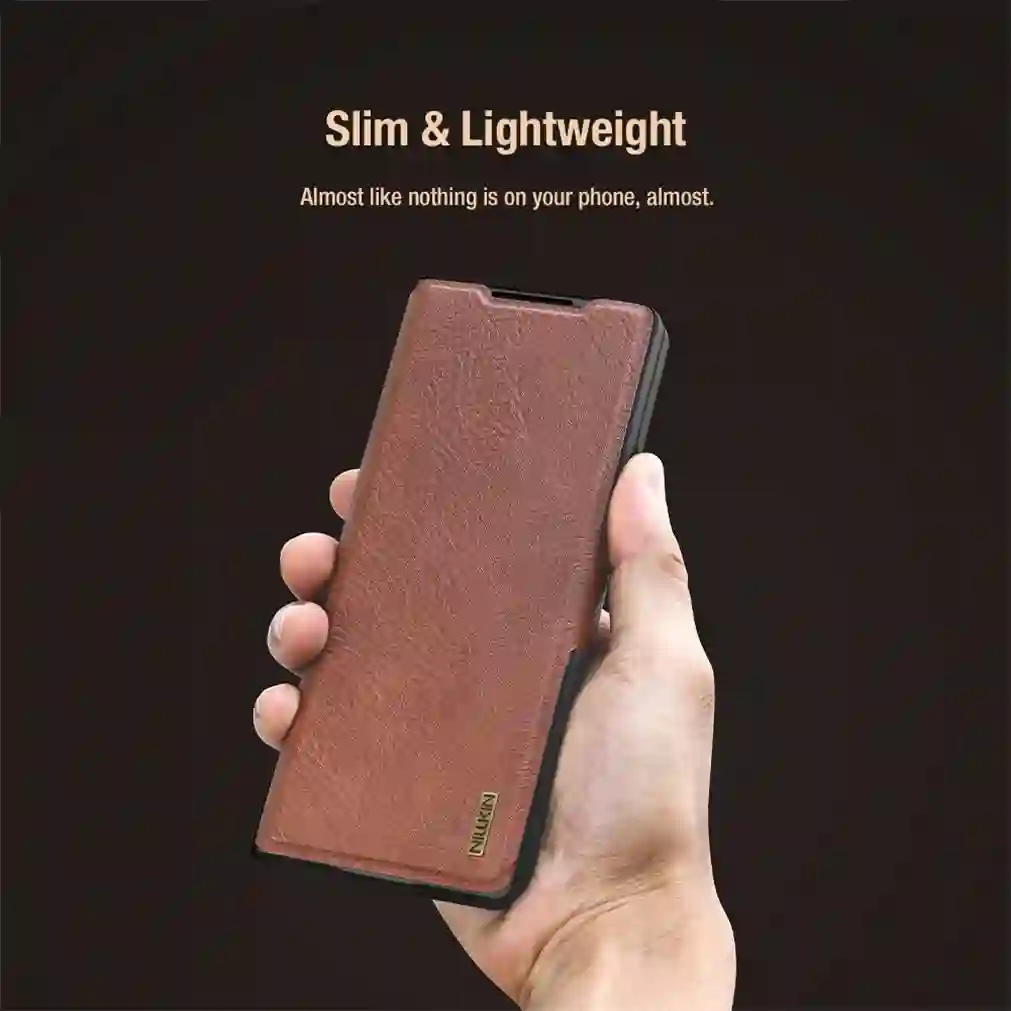 For Samsung Galaxy Z Fold 7 Flip Case Nillkin Aoge Vintage Leather Case Card Pocket Book Cover For Samsung Z Fold7 With Pen Slot