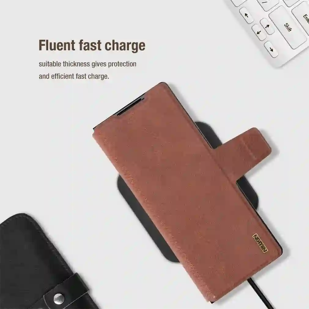 For Samsung Galaxy Z Fold 7 Flip Case Nillkin Aoge Vintage Leather Case Card Pocket Book Cover For Samsung Z Fold7 With Pen Slot