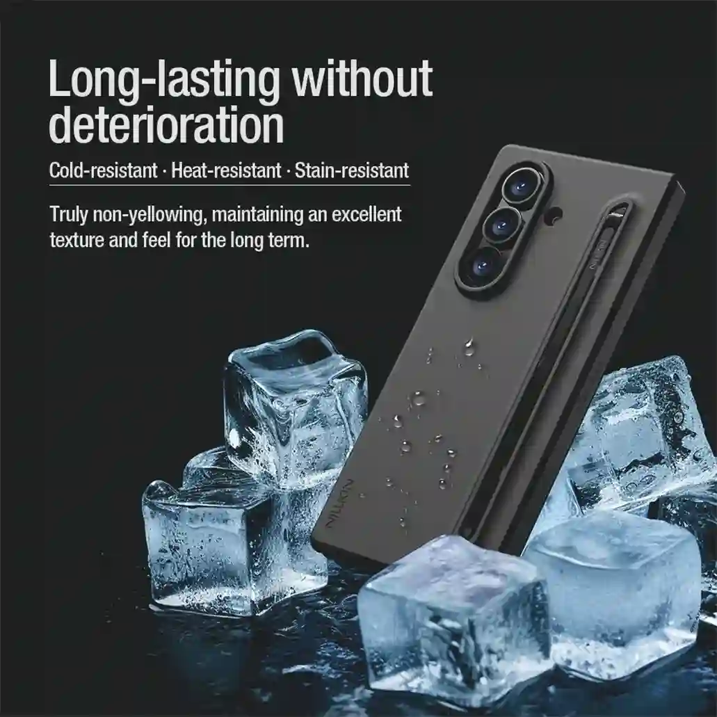 For Samsung Galaxy Z Fold 7 Case With Stylus NILLKIN Flex Pure Fold Case Soft liquid Silicone Back Cover For Samsung Z Fold7
