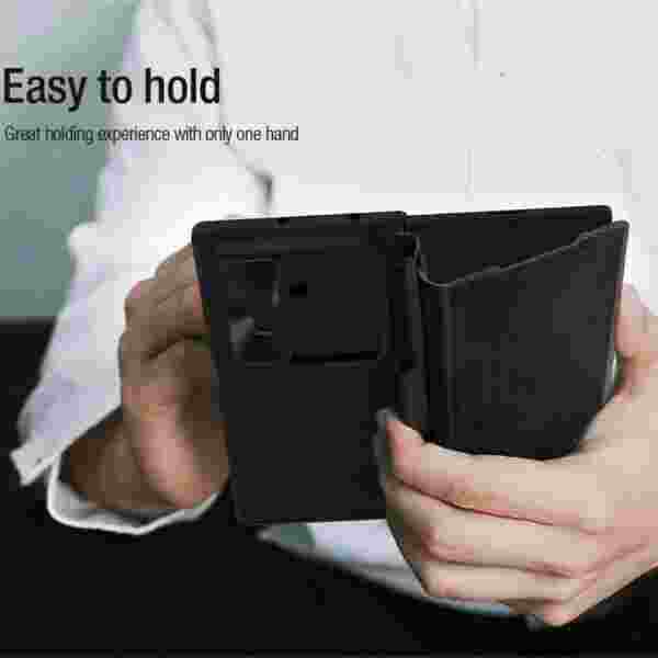 Чехол-книжка Nillkin Qin Pro Leather для Samsung Galaxy Z Fold 7 (со стилусом) — изображение 2