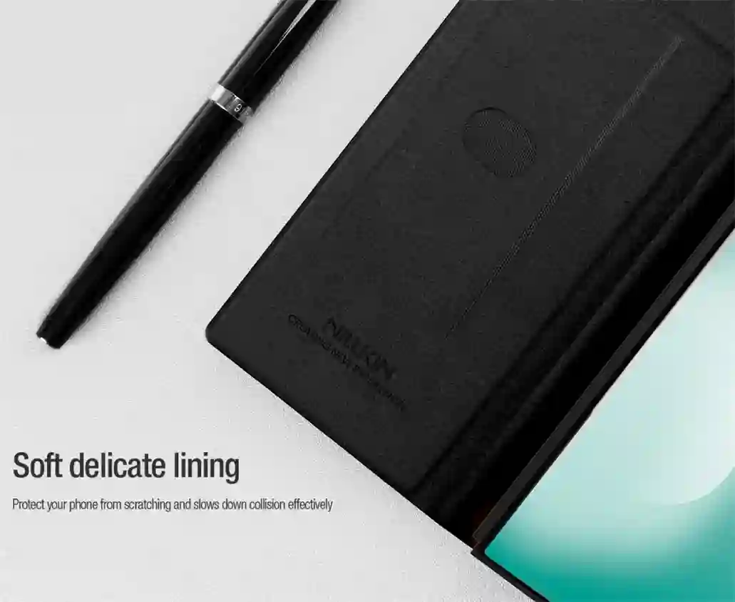 For Samsung Galaxy Z Fold 7 Flip Case Nillkin QIN Pro Leather Cover Slide Camera Book Cover For Samsung Z Fold7 With Stylus