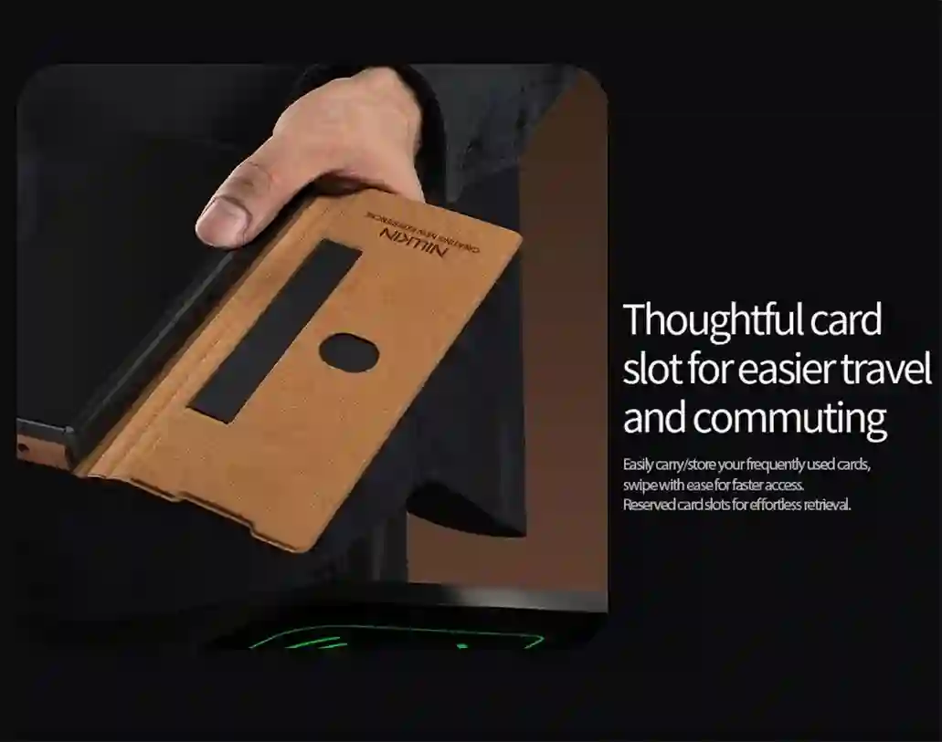 For Samsung Galaxy Z Fold 7 Flip Case Nillkin QIN Pro Leather Cover Slide Camera Book Cover For Samsung Z Fold7 With Stylus