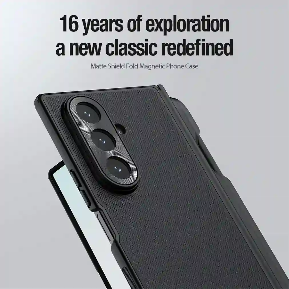 For Samsung Galaxy Z Fold 7 MagSafe Case NILLKIN Frosted Shield Fold Shockproof Magnetic Cover For Samsung Z Fold7 With Stylus