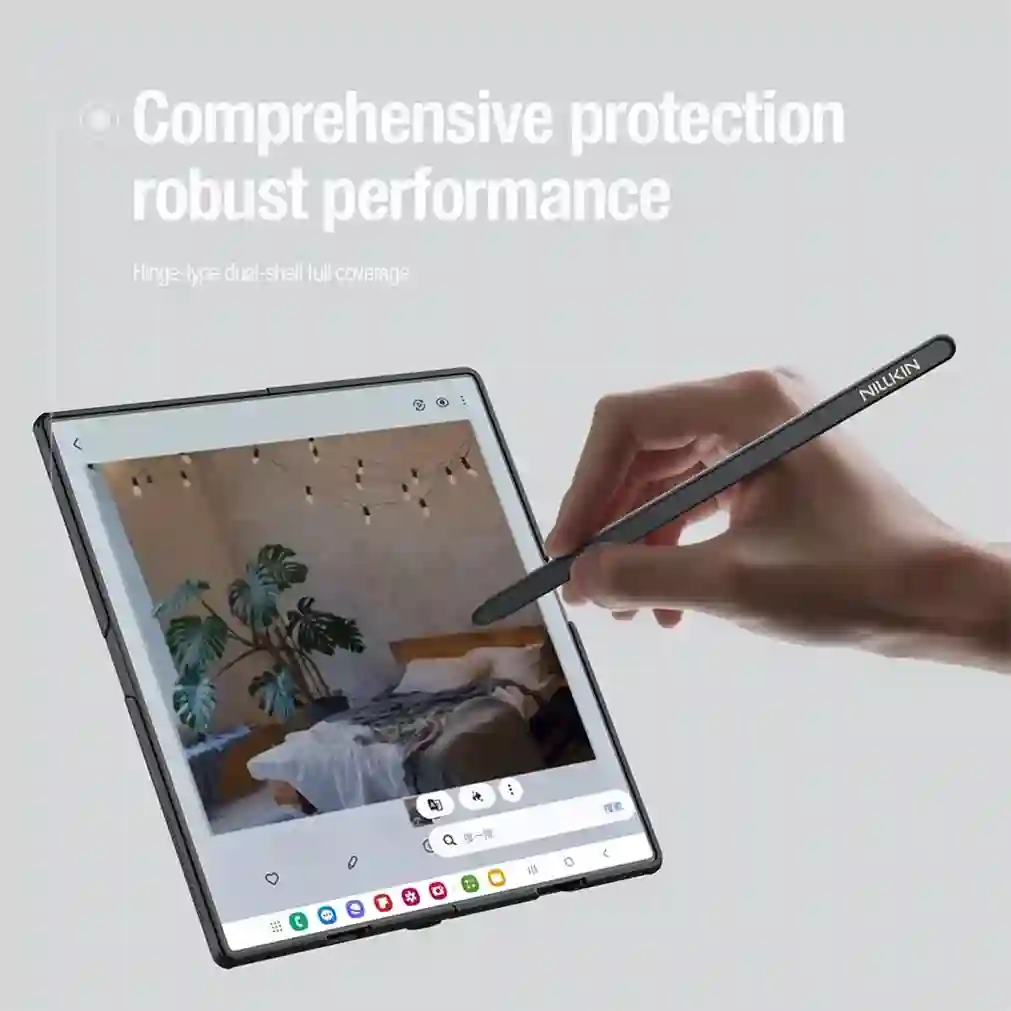 For Samsung Galaxy Z Fold 7 MagSafe Case NILLKIN Frosted Shield Fold Shockproof Magnetic Cover For Samsung Z Fold7 With Stylus