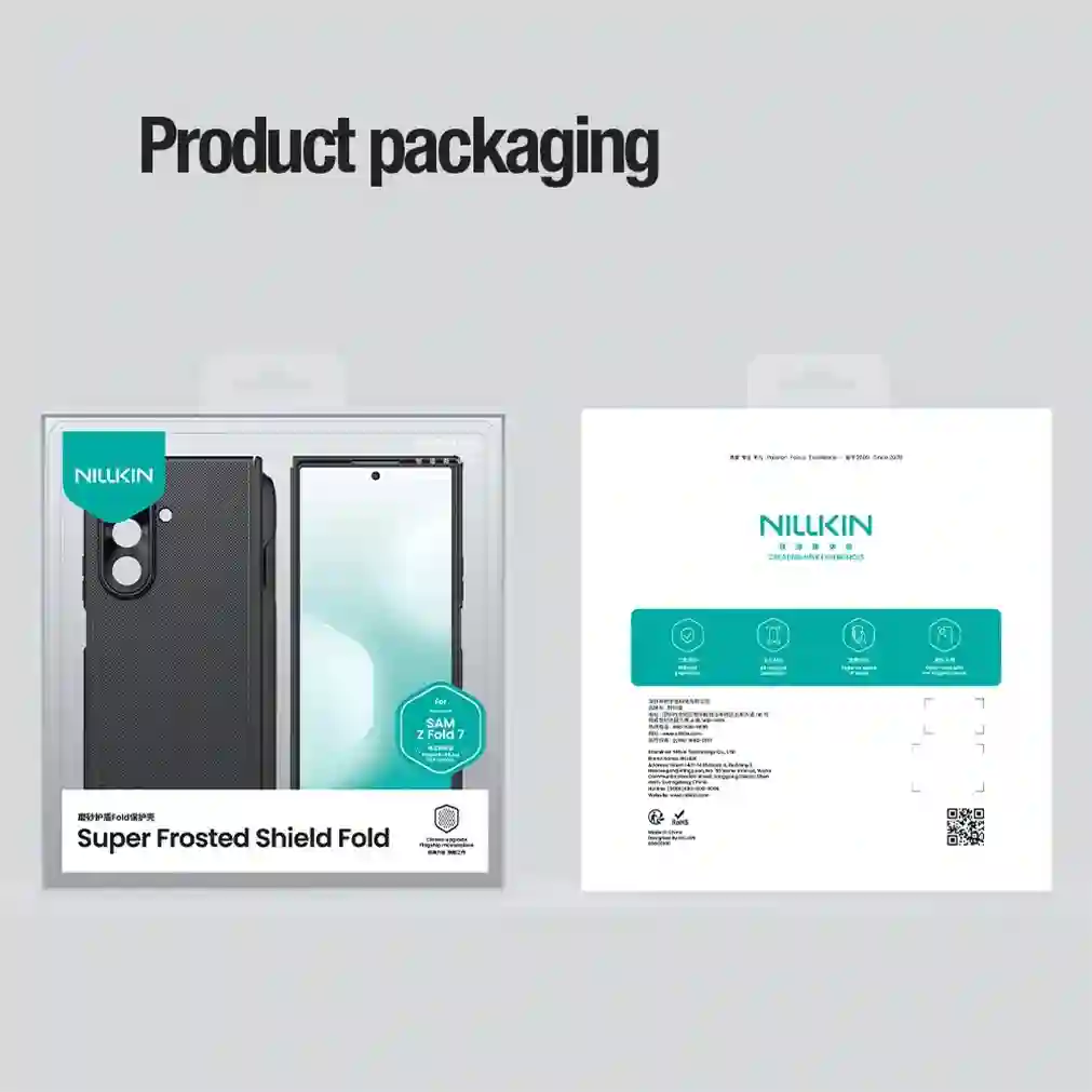For Samsung Galaxy Z Fold 7 MagSafe Case NILLKIN Frosted Shield Fold Shockproof Magnetic Cover For Samsung Z Fold7 With Stylus
