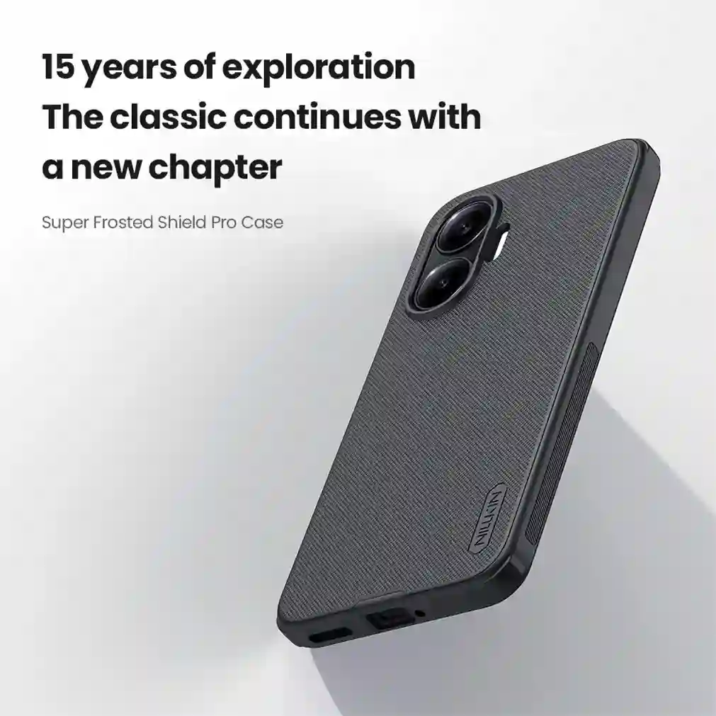 For Xiaomi Poco F7 Case Nillkin Frosted Shield Pro Soft Edges Hard Shell Shockproof Ultra-thin Back Cover For Xiaomi Poco F7