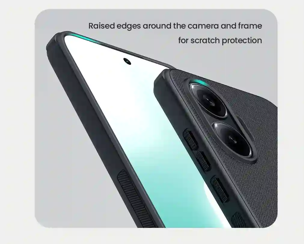 For Xiaomi Poco F7 Case Nillkin Frosted Shield Pro Soft Edges Hard Shell Shockproof Ultra-thin Back Cover For Xiaomi Poco F7