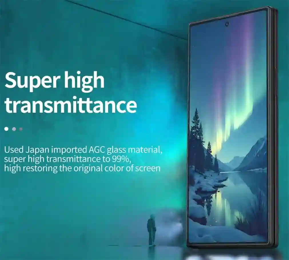 Nillkin Tempered Glass For Samsung Galaxy Z Fold 7 Outer Screen Front Film H+PRO Anti-Explosion Screen Protector For Z Fold7
