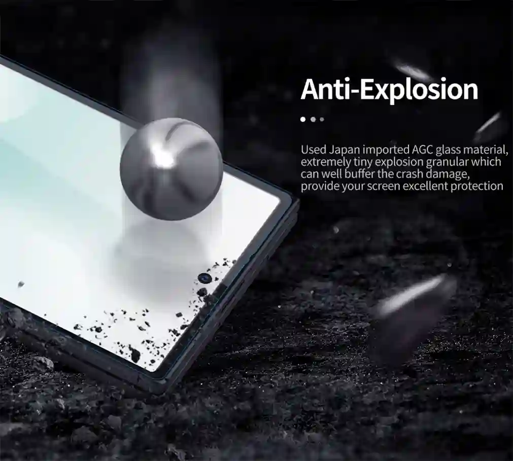 Nillkin Tempered Glass For Samsung Galaxy Z Fold 7 Outer Screen Front Film H+PRO Anti-Explosion Screen Protector For Z Fold7