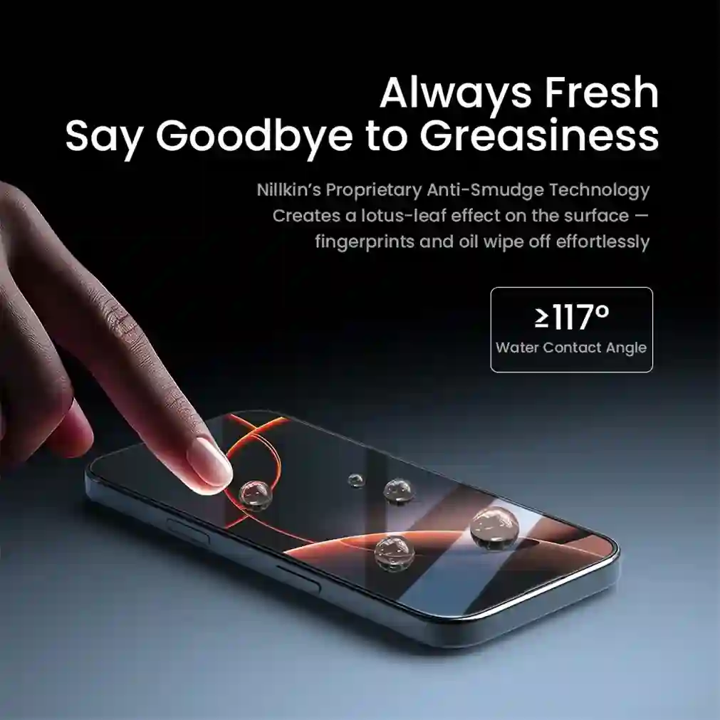 Nillkin For iPhone 16 Pro Max Tempered Glass H+PRO AR Anti-Reflective Full Coverage Screen Protector For iPhone 16 Pro With Tool