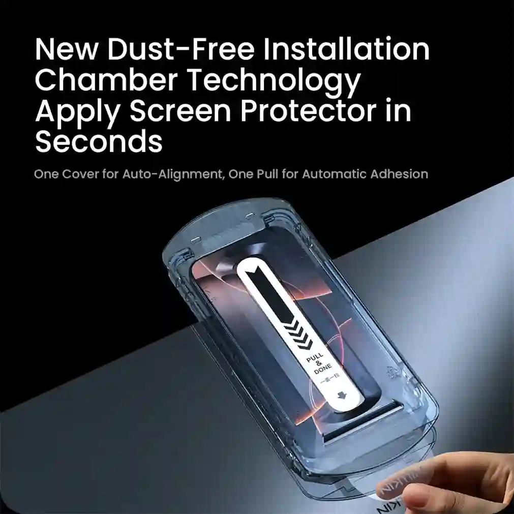 Nillkin For iPhone 16 Pro Max Tempered Glass H+PRO AR Anti-Reflective Full Coverage Screen Protector For iPhone 16 Pro With Tool