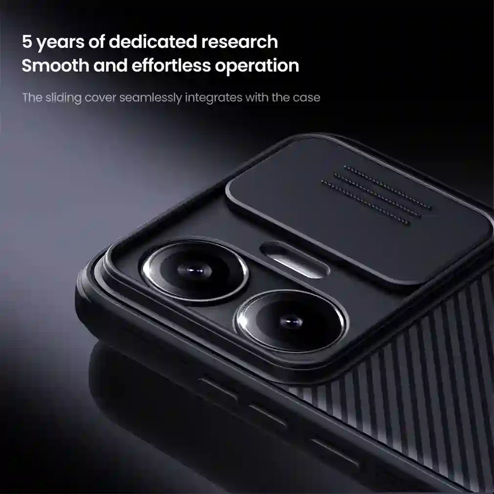 MagSafe Case For Xiaomi Poco F7 NILLKIN CamShield Pro Shockproof Slide Camera Cover For Poco F7 Magnetic Case With Magnetic Ring