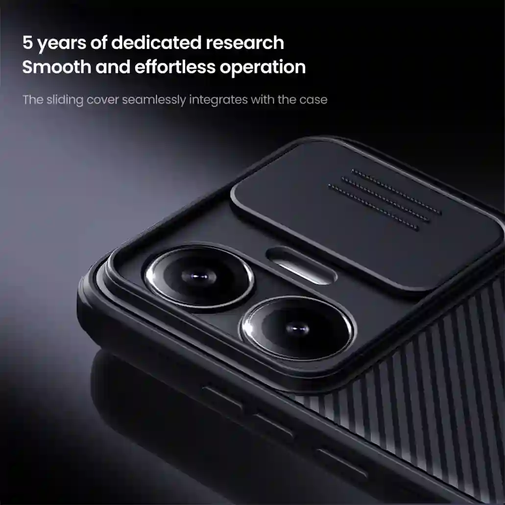 For Xiaomi Poco F7 Case NILLKIN CamShield Pro Shockproof Privacy Protection Slide Camera Cover For Poco F7 With Camera Curtain