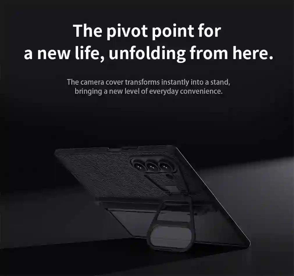For Samsung Galaxy Z Fold 7 MagSafe Case NILLKIN CamShield Prop Magnetic Case With Stylus Camera Cover Phone Holder For Z Fold7