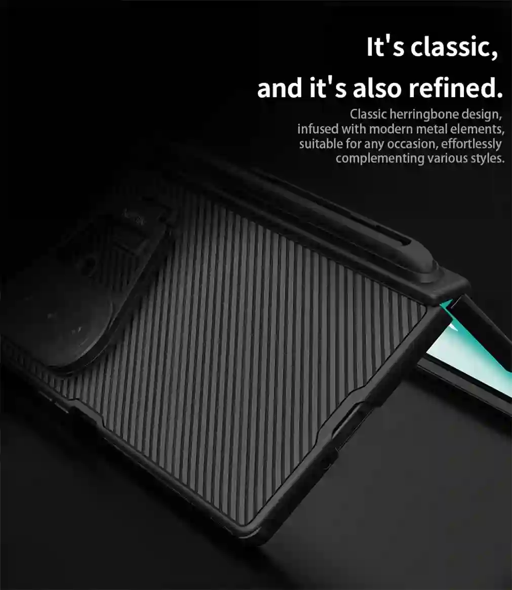 For Samsung Galaxy Z Fold 7 MagSafe Case NILLKIN CamShield Prop Magnetic Case With Stylus Camera Cover Phone Holder For Z Fold7