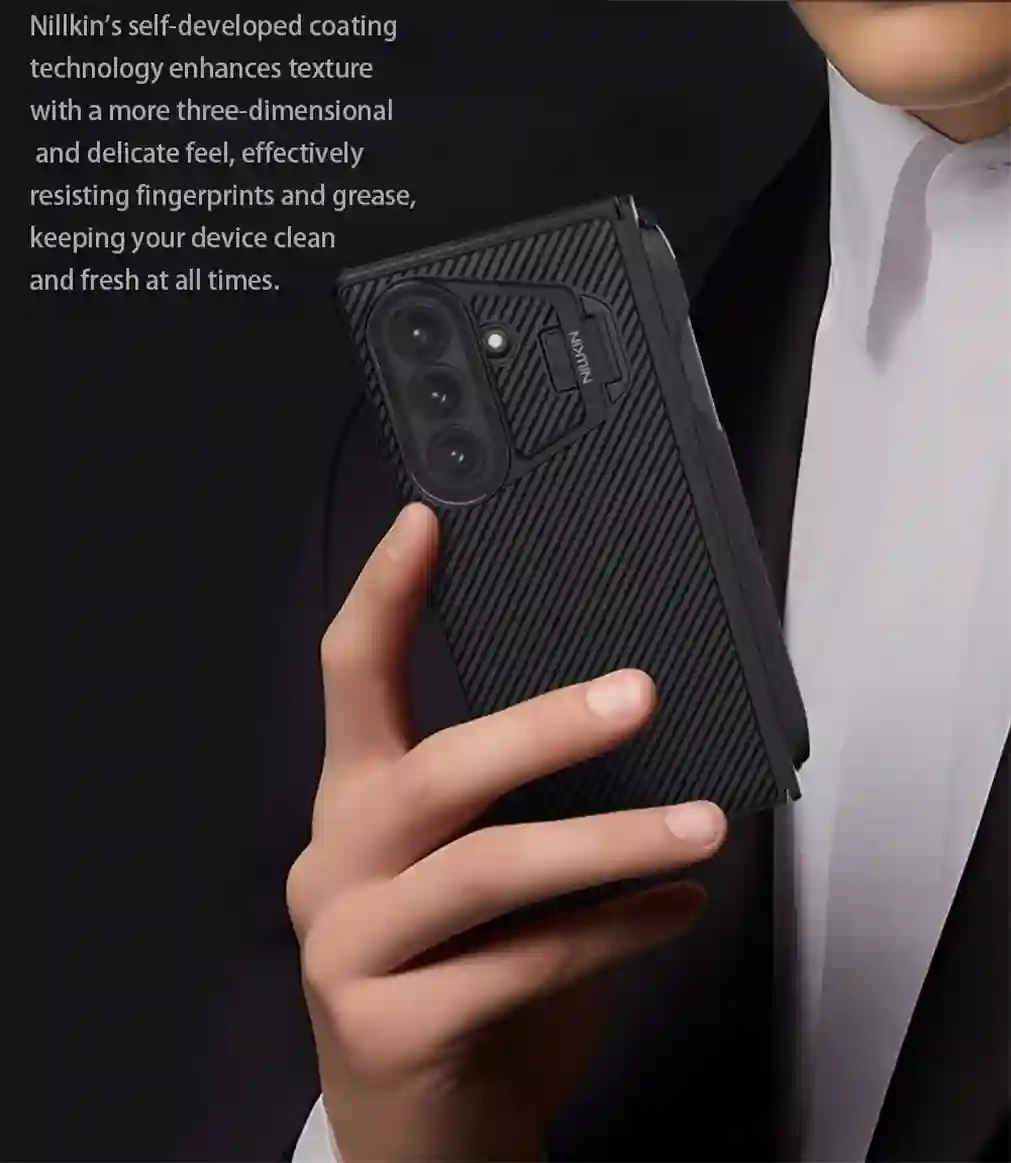 For Samsung Galaxy Z Fold 7 MagSafe Case NILLKIN CamShield Prop Magnetic Case With Stylus Camera Cover Phone Holder For Z Fold7