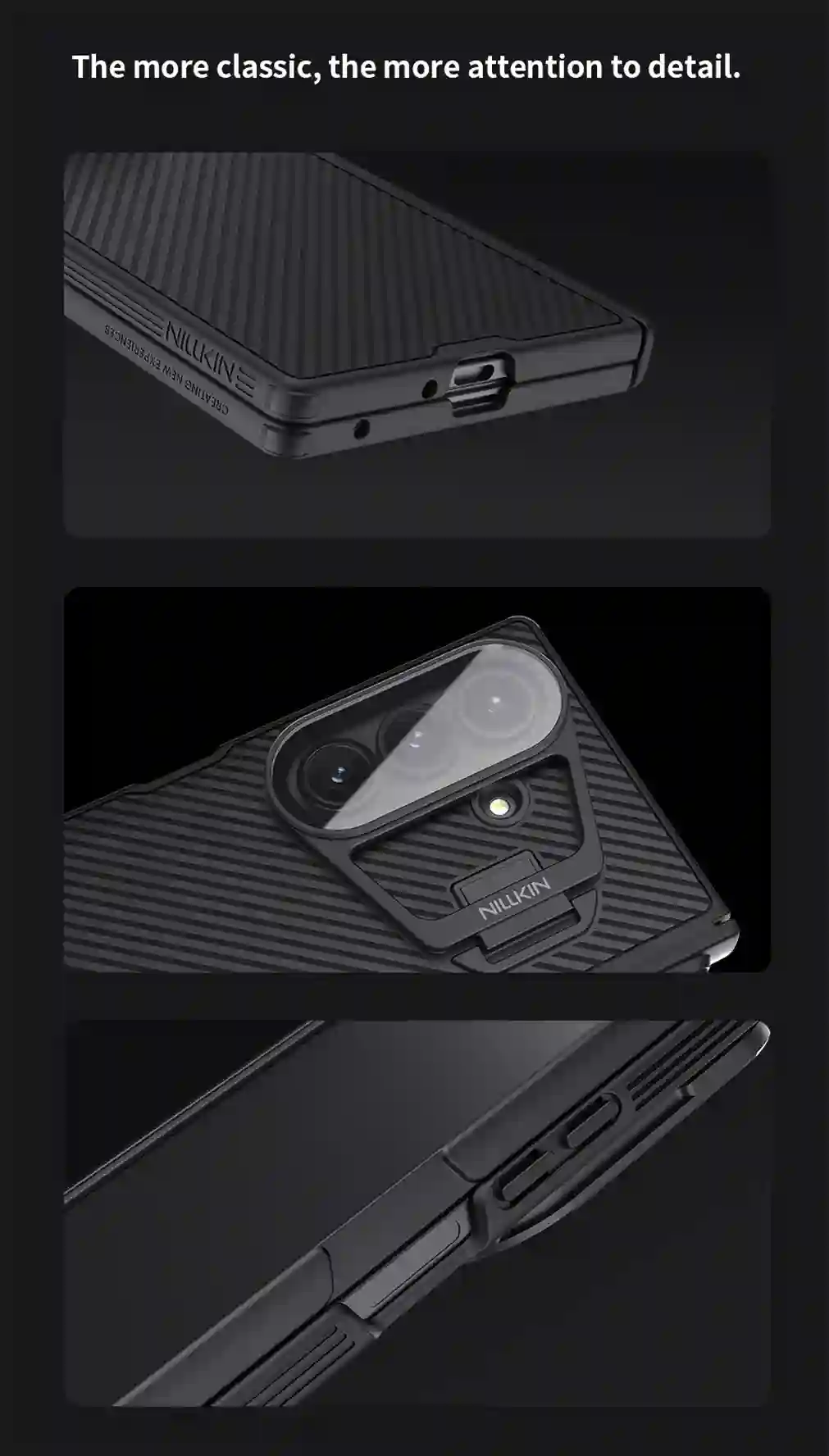 For Samsung Galaxy Z Fold 7 MagSafe Case NILLKIN CamShield Prop Magnetic Case With Stylus Camera Cover Phone Holder For Z Fold7