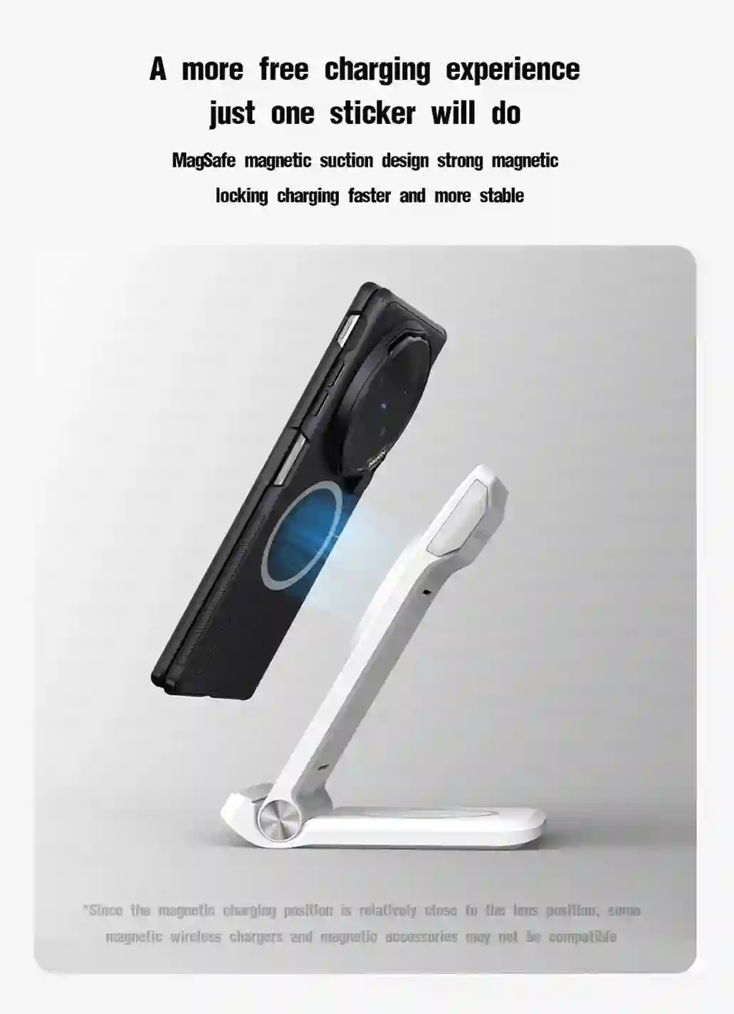 For Vivo X Fold 5 MagSafe Case NILLKIN Frosted Shield Prop Magnetic Case Shockproof With Phone Holder Camera Cover For X Fold5