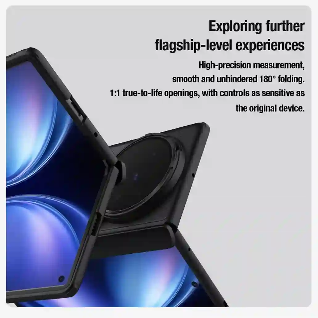 For Vivo X Fold 5 MagSafe Case NILLKIN Frosted Shield Prop Magnetic Case Shockproof With Phone Holder Camera Cover For X Fold5
