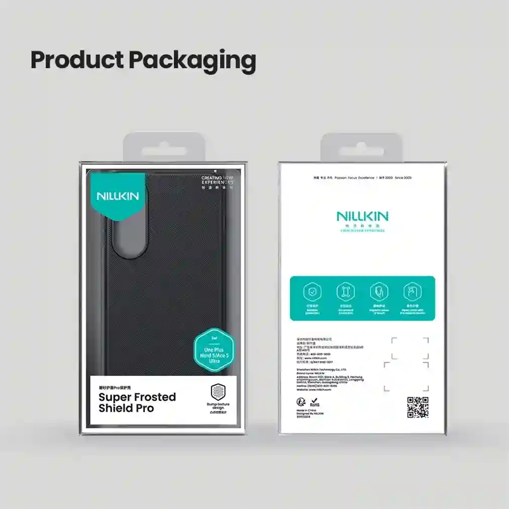 For OnePlus Nord 5 Case Nillkin Frosted Shield Pro Soft Edges Hard Shell Shockproof Ultra-thin Cover For One Plus Ace 5 Ultra