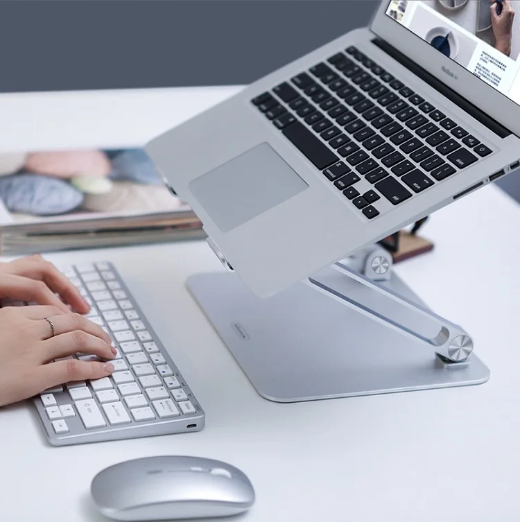 Универсальная подставка для ноутбука Nillkin ProDesk Adjustable Aluminium Alloy с регулировкой угла наклона