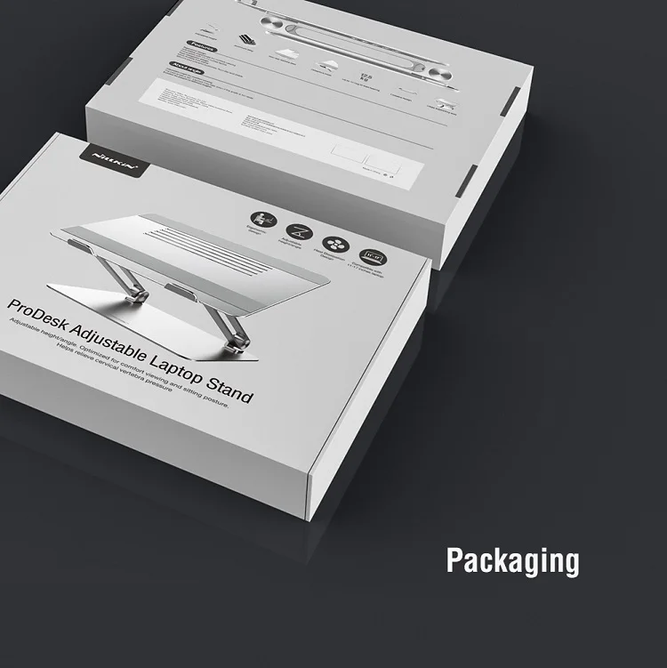 Универсальная подставка для ноутбука Nillkin ProDesk Adjustable Aluminium Alloy с регулировкой угла наклона