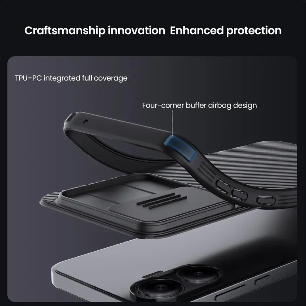 Чехол Nillkin CamShield Pro Magnetic для Xiaomi Poco F7 (MagSafe)