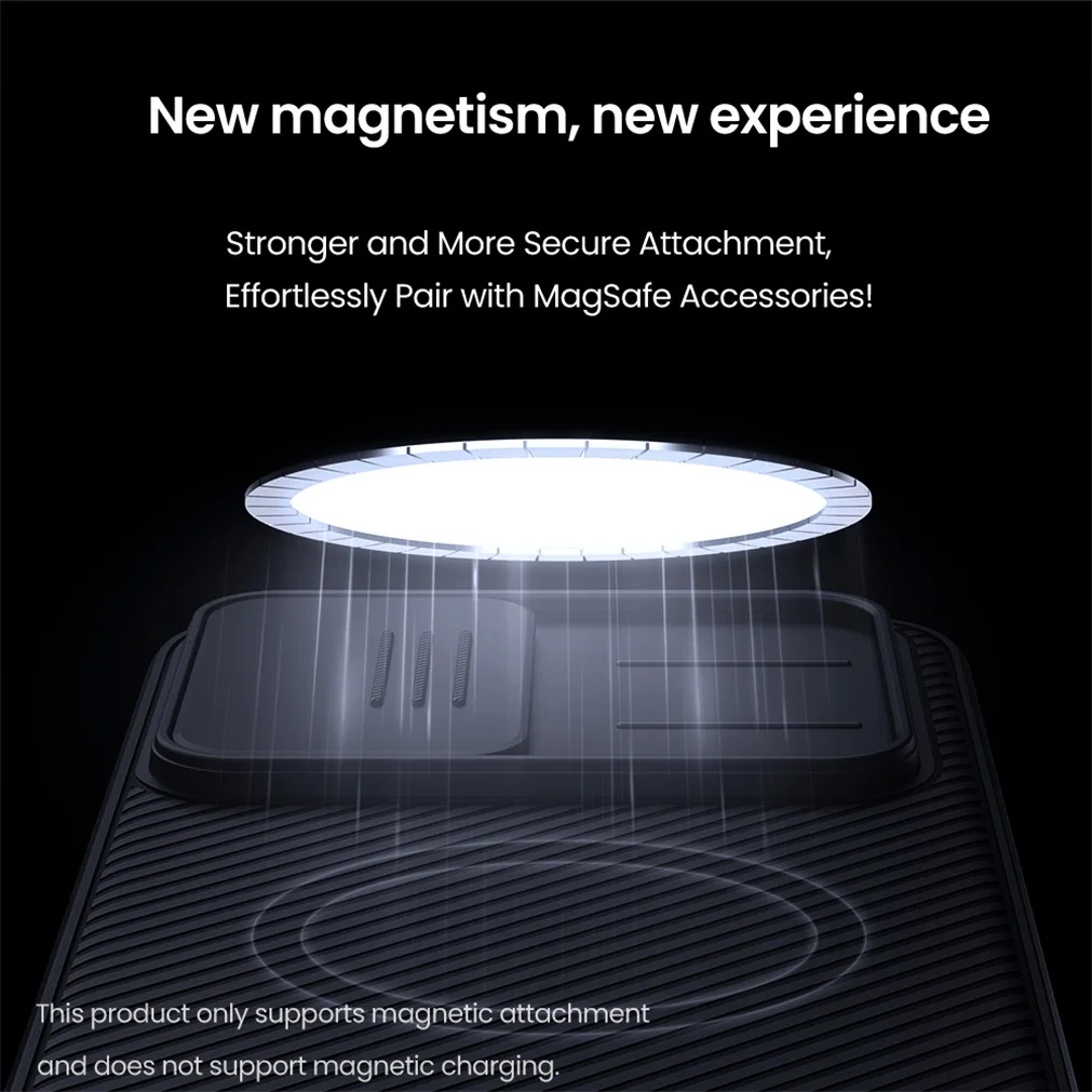 Чехол Nillkin CamShield Pro Magnetic для Xiaomi Poco F7 (MagSafe)