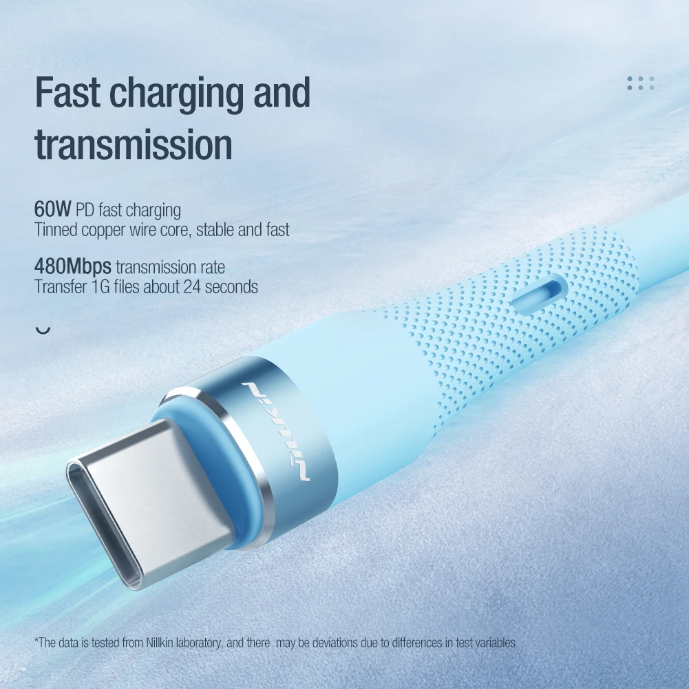 Кабель Nillkin Flowspeed Type-C – Type-C 60W