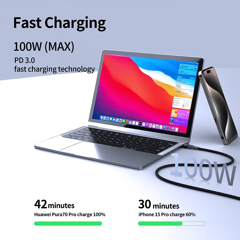 Универсальный кабель Nillkin MAGCHARGE 100W Type-C