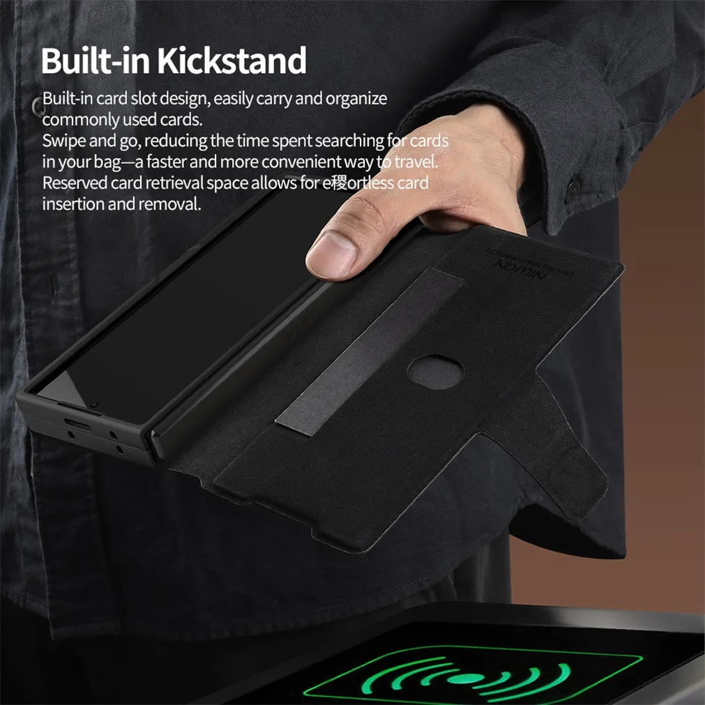 Чехол-книжка Nillkin Aoge Vintage Leather для Samsung Galaxy Z Fold 7
