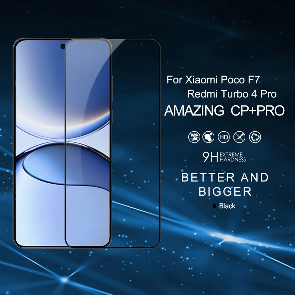 Защитное стекло Nillkin для Xiaomi Poco F7, Redmi Turbo 4 Pro (CP+PRO)