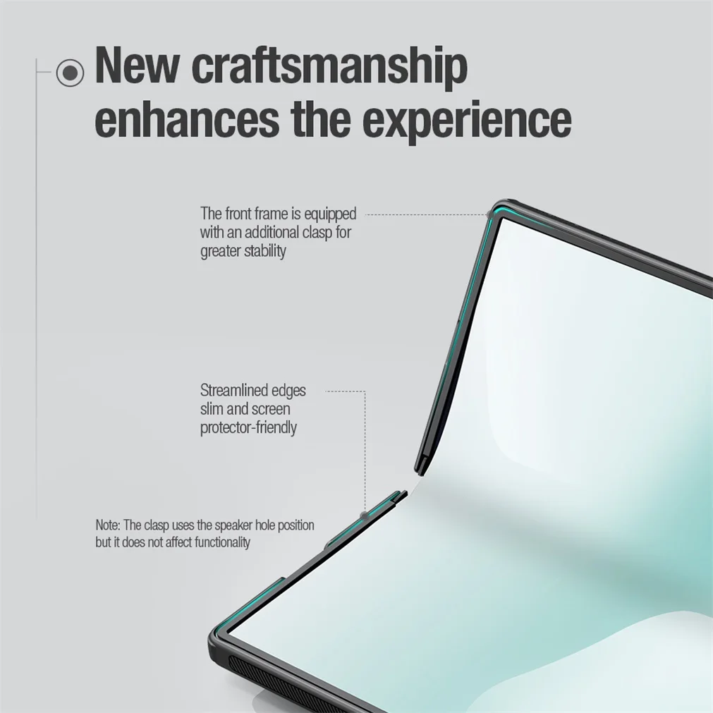 Чехол Nillkin Frosted Shield Fold для Samsung Galaxy Z Fold 7 (MagSafe)
