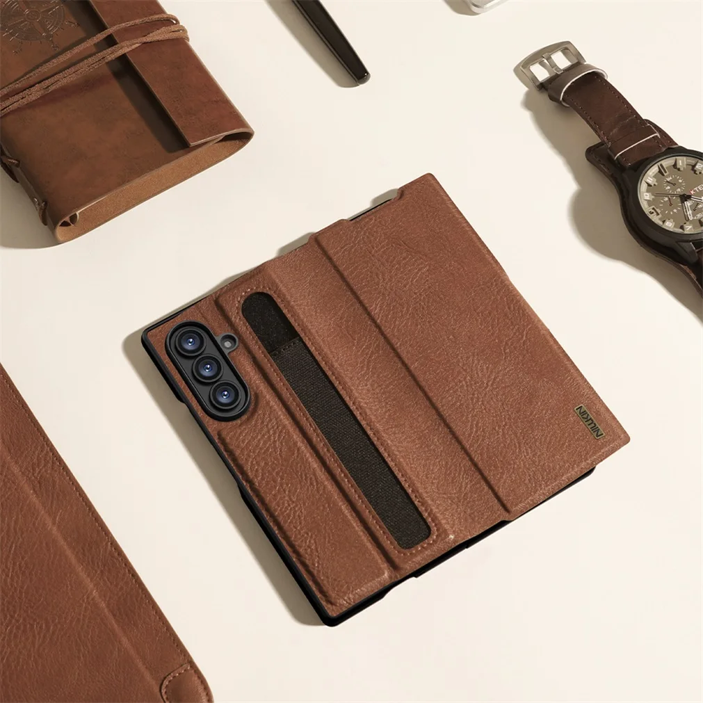 Чехол-книжка Nillkin Aoge Vintage Leather для Samsung Galaxy Z Fold 7