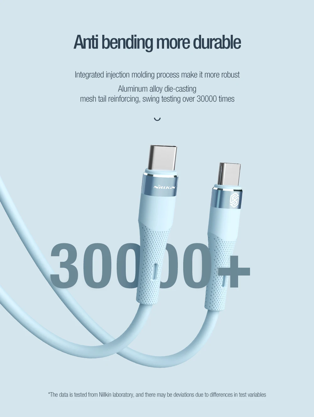 Кабель Nillkin Flowspeed Type-C – Type-C 60W