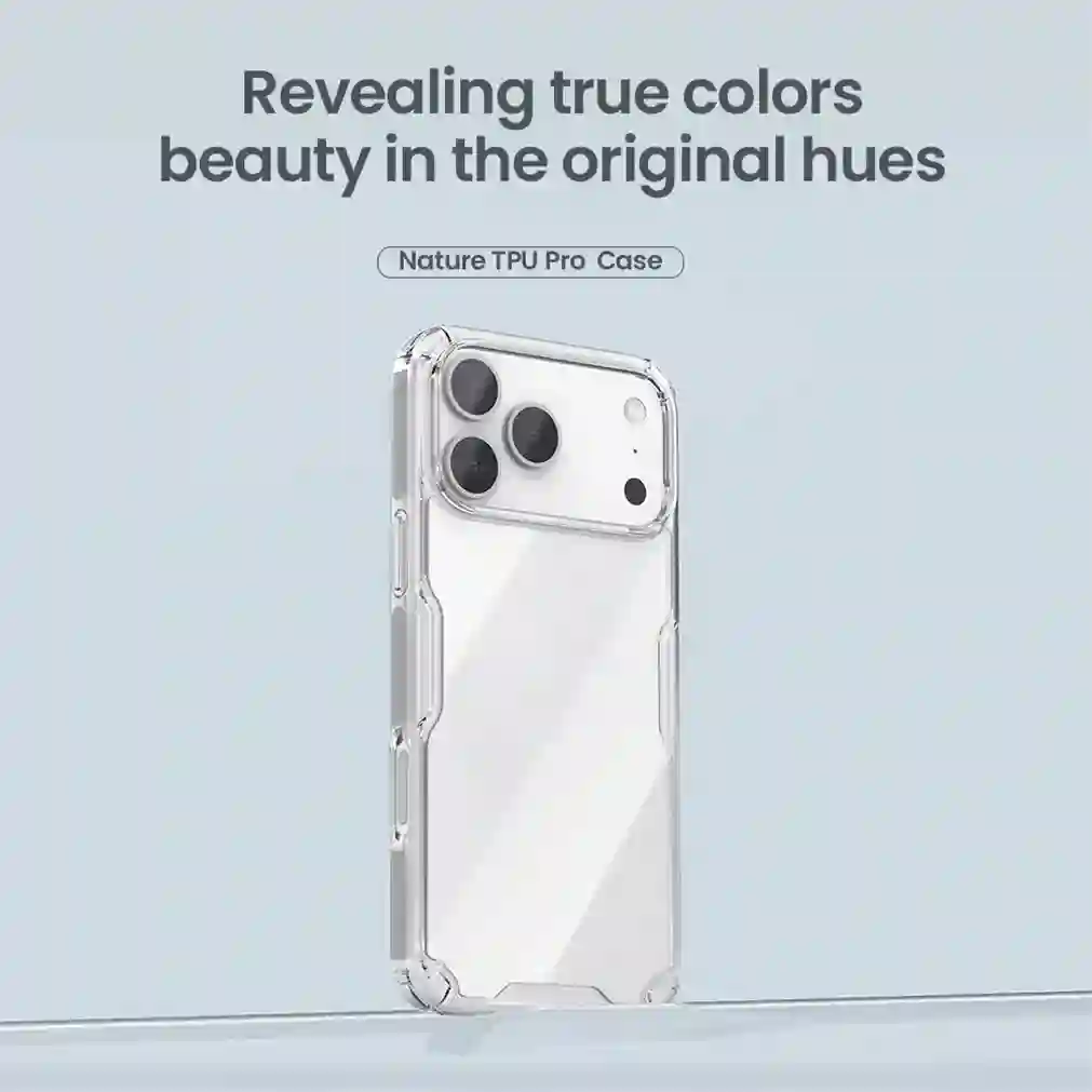 Nillkin For iPhone 17 Pro Max / 17 Pro Case Nature TPU Pro Transparent Shockproof Ultra-Clarity Back Cover For iPhone17 / 17 Air