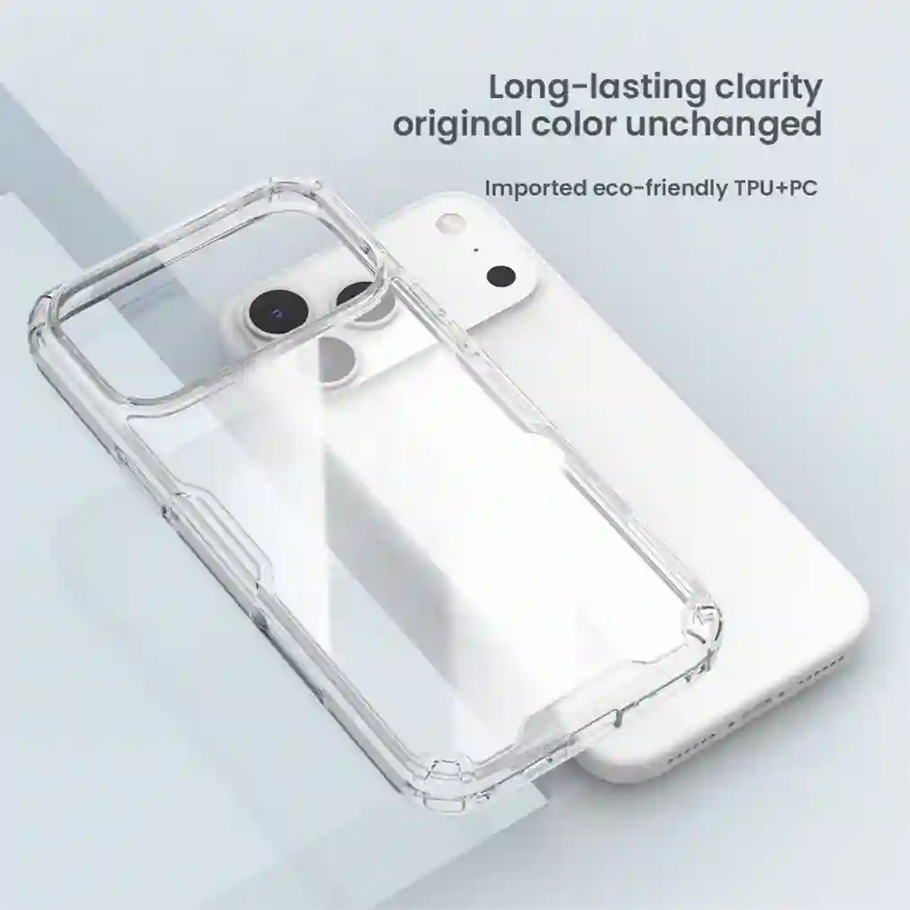 Nillkin For iPhone 17 Pro Max / 17 Pro Case Nature TPU Pro Transparent Shockproof Ultra-Clarity Back Cover For iPhone17 / 17 Air