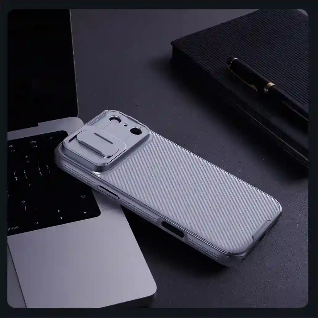 NILLKIN For iPhone 17 Pro Max / 17 Pro Case CamShield Pro Shockproof Privacy Protection Slide Camera Cover For iPhone17 / 17 Air