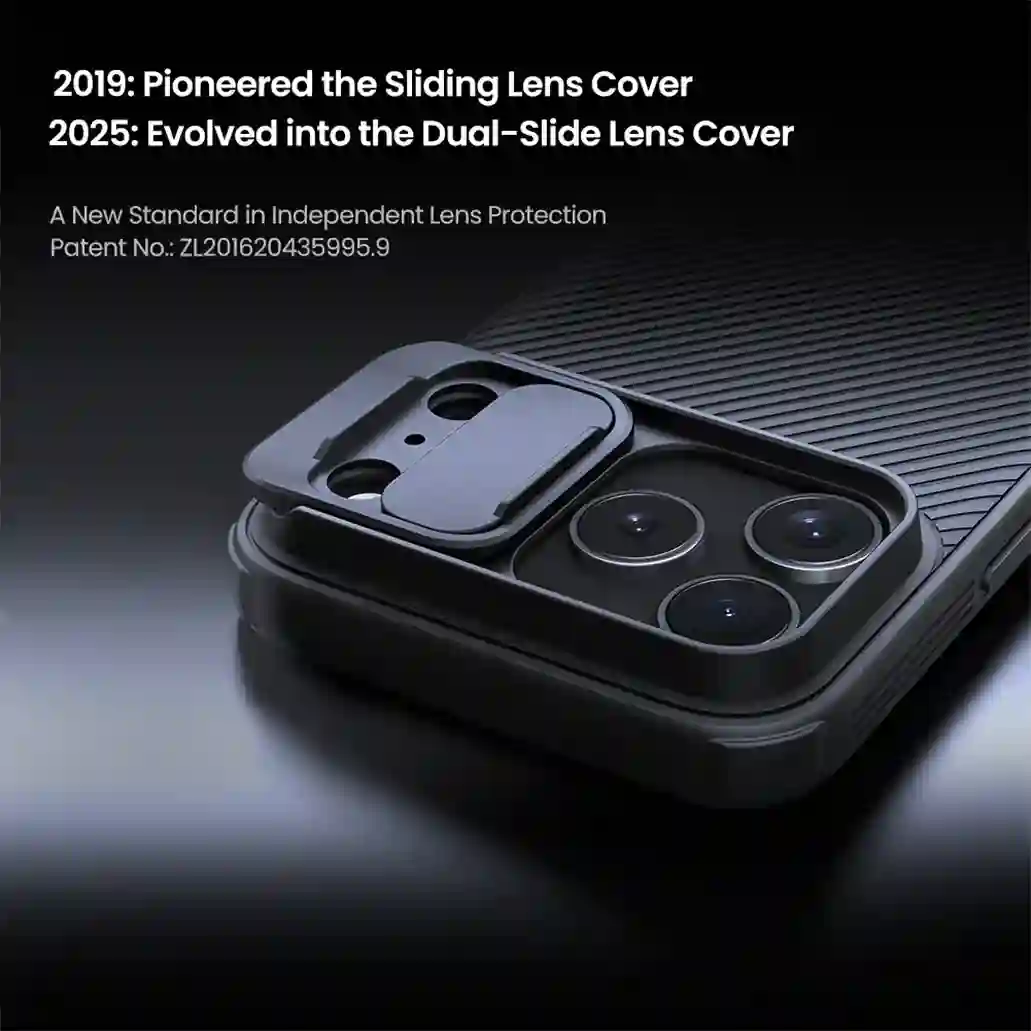 NILLKIN For iPhone 17 Pro Max / 17 Pro Case CamShield Pro Shockproof Privacy Protection Slide Camera Cover For iPhone17 / 17 Air