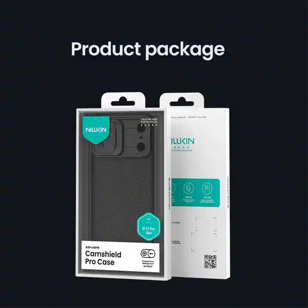 NILLKIN For iPhone 17 Pro Max / 17 Pro Case CamShield Pro Shockproof Privacy Protection Slide Camera Cover For iPhone17 / 17 Air