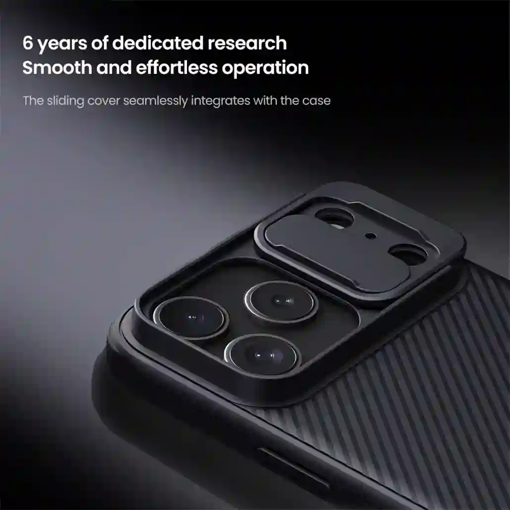 NILLKIN For iPhone 17 Pro Max / 17 Pro Case CamShield Pro Shockproof Privacy Protection Slide Camera Cover For iPhone17 / 17 Air