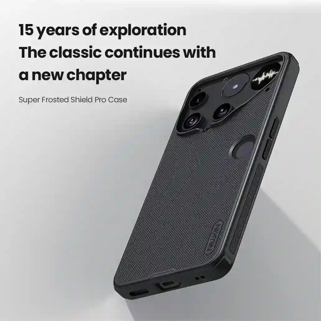 For Nothing Phone 3 Case Nillkin Frosted Shield Pro Soft Edges Hard Shell Shockproof Ultra-thin Back Cover For Nothing Phone3